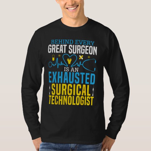 T-shirt Technologue chirurgical Surgery Tech Scrub (Devant)
