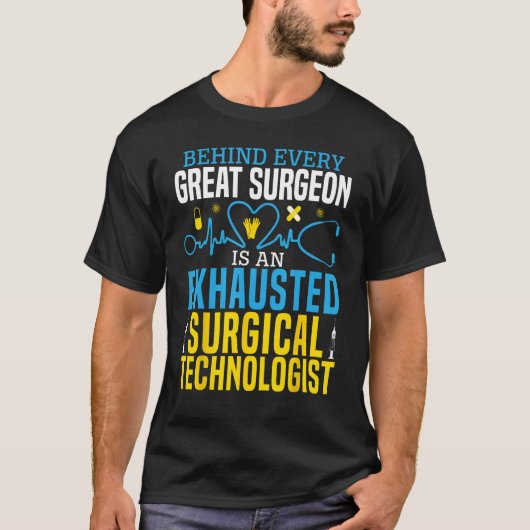 T-shirt Technologue chirurgical Surgery Tech Scrub (Devant)