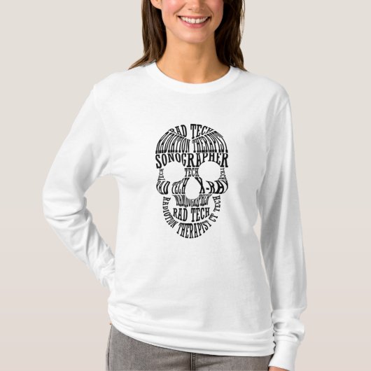 T-shirt Technologue crânien technique Rad Xray Radiologie  (Devant)