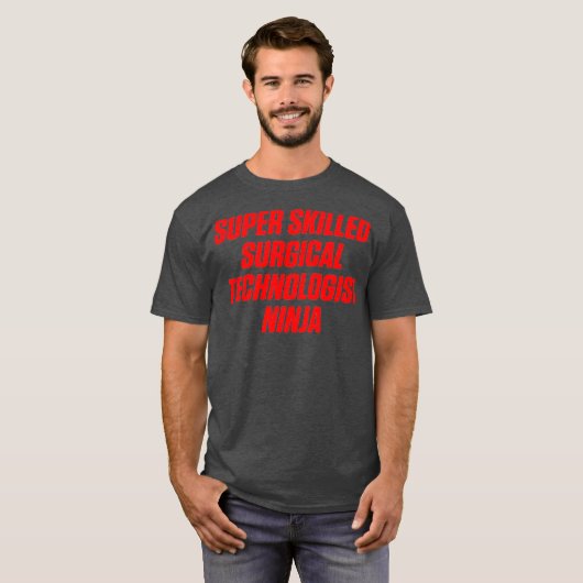 T-shirt Technologue en chirurgie Technique de frottement (Devant entier)
