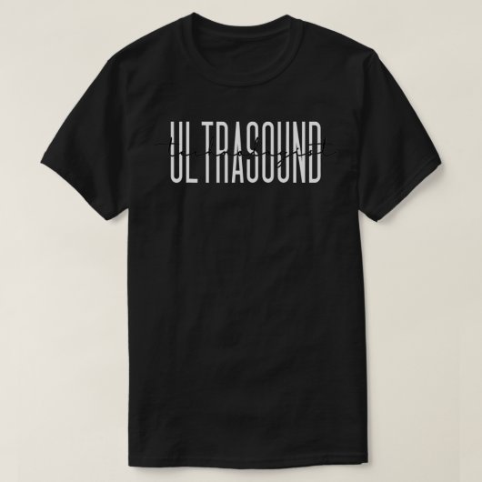 T-shirt Technologue en ultrasons Sonographie Ultrasound Te (Design devant)
