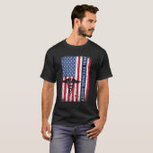 T-shirt Technologue Mri Xray Tech Us Flag Lab (Devant entier)