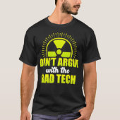 T-shirt Technologue radiologique Rad Tech Symbole de plais (Devant)
