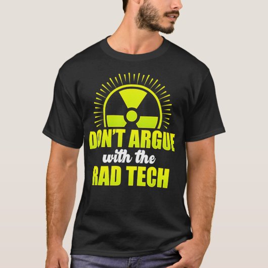T-shirt Technologue radiologique Rad Tech Symbole de plais (Devant)