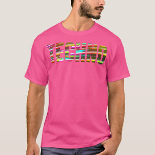 T-shirt Technophile Raveur Dj Rave Soirée Edm Club Festiva