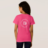 T-Shirt Technovation Waves Change tee pour les filles (Dos entier)