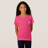 T-Shirt Technovation Waves Change tee pour les filles (Devant entier)