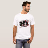 T-shirt Teck grunge (Devant entier)