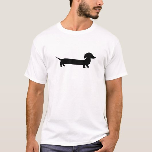 T-shirt Teckel mignon (Devant)