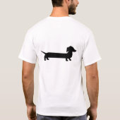 T-shirt Teckel mignon (Dos)