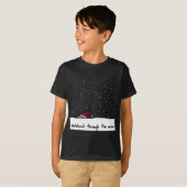 T-shirt teckel par la neige (Devant entier)