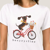 T-shirt Teckels à vélo Doxycycline Cyclisme