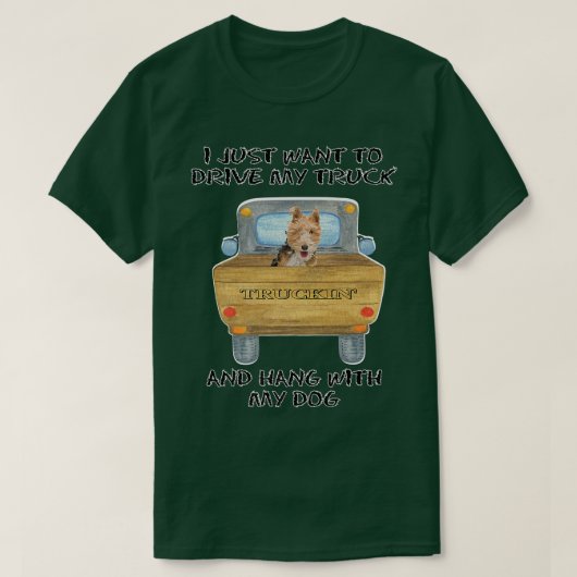 T-shirt Teckels de camion Fox Terrier (Design devant)