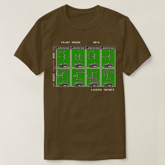 T-shirt TECMO BO Retro Tecmo Joue (Design devant)