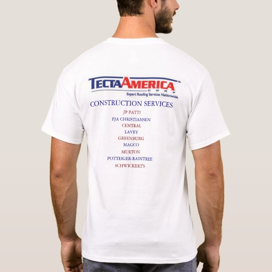 T-SHIRT TECTA AMÉRIQUE (Dos)