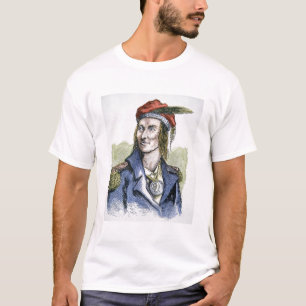 T-shirt Tecumseh (1768-1813) (gravure colorée)