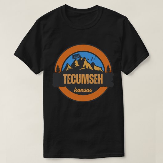T-shirt Tecumseh, Kansas (Design devant)