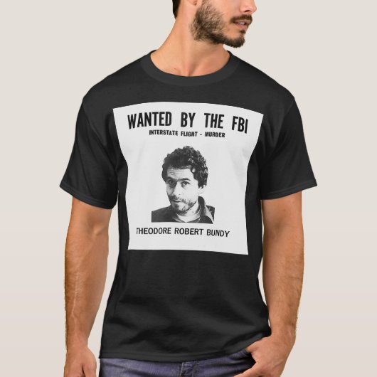 T-shirt Ted Beetle Serial Killer True Crime Bundy Recherch (Devant)