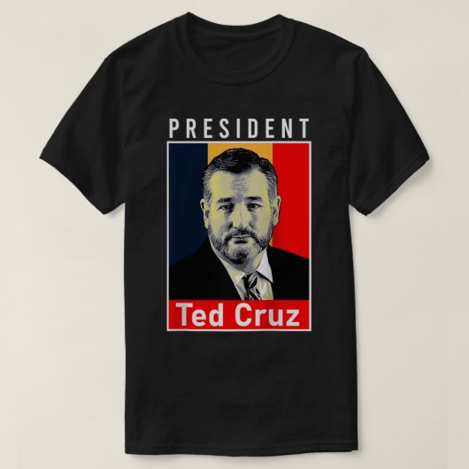 T-shirt Ted Cruz For President 2024  (Design devant)