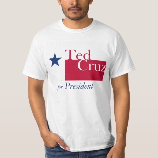 T-shirt Ted Cruz pour le président (Devant)