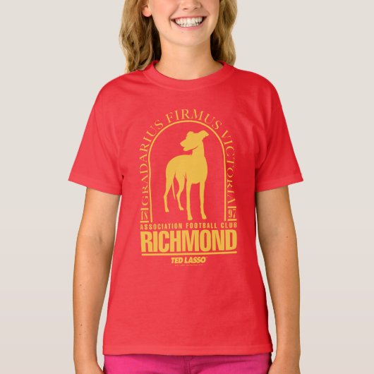 T-shirt Ted Lasso | AFC Richmond Gold Arched Logo (Devant)