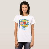 T-shirt Ted Lasso | Diamond Chiens Pennant Graphisme (Devant entier)
