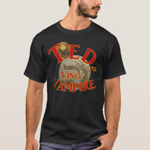 T-shirt Ted le bar Ted le vampire du vin Tiki païen