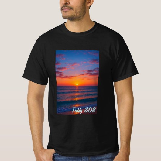 T-shirt Teddy 808 Sun Rise (Devant)