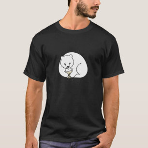 T-shirt Teddy Bear Cub Boire Boba Bubble Lait Thé
