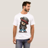 T-shirt Teddy Bear et le style rapper (Devant entier)