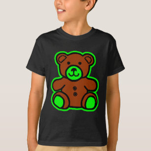 T-shirt Teddy Bear Green Brown Le MUSÉE Zazzle Cadeaux