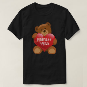 T-shirt Teddy Bear Hug Coeur Personnaliser Texte Coton