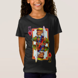 T-shirt Teddy Bear King of Hearts