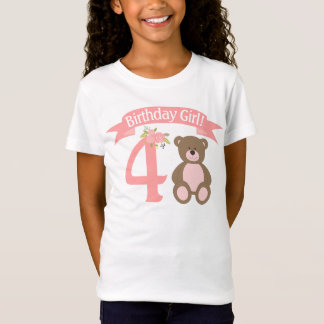 T-Shirt Teddy Bear Pique-nique Anniversaire Shirt Shabby S