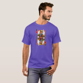 T-shirt Teddy Bear Roi des Coeurs (Devant entier)