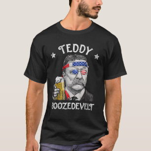 T-shirt Teddy Boozedevelt Theodore Roosevelt 4 juillet A