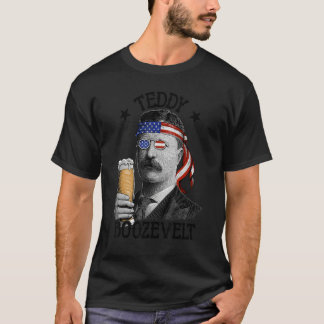 T-shirt Teddy Boozevelt 4 juillet États-Unis Theodore Roos