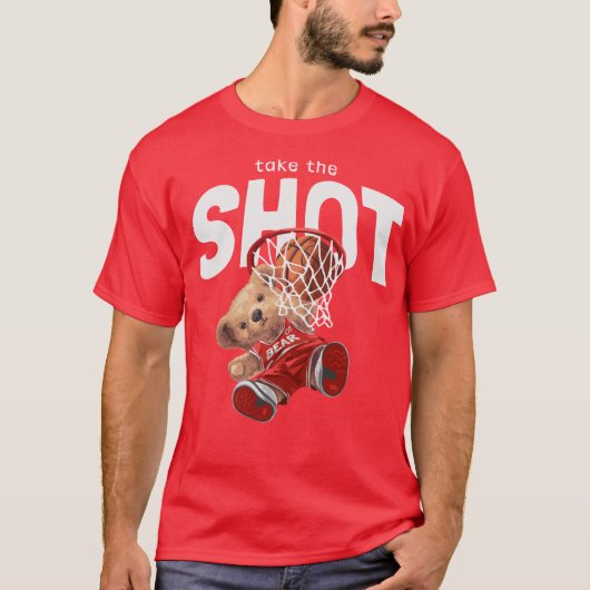 T-shirt Teddy Dunking dans le style (Devant)