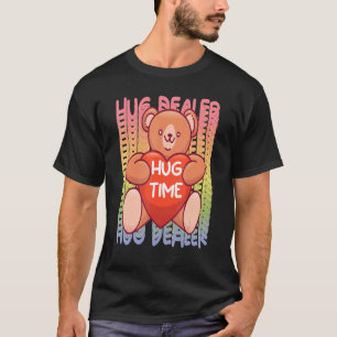 T-shirt Teddy Hug Dealer Rainbow Cute Teddy Bear Hug Time