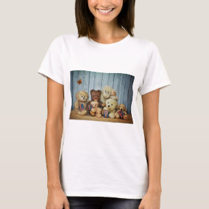 T-shirt Teddy mit Freunde