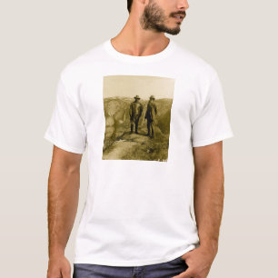 T-shirt Teddy Roosevelt et John Muir au point de glacier