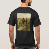 T-shirt Teddy Roosevelt et John Muir au point de glacier (Dos)