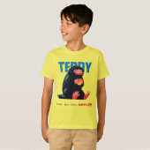 T-shirt Teddy Vintage Graphic (Devant entier)