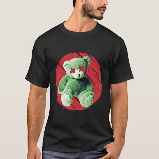 T-shirt Teddy What Horror Murderous Teddy Bear What (Devant)