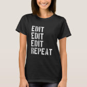 T-shirt Tedit Repeat Humour (Devant)