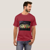 T-shirt Tee à impression de poêle de légumes Sizzling (Devant entier)
