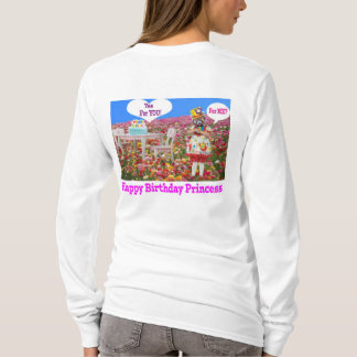 T-shirt tee à manches longues pour femmes. Joyeuse princes