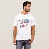 T-shirt tee art musique (Devant entier)