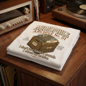 T-shirt Tee Audiophile Archive n° 01 Vinyle
