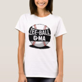 T-shirt Tee-Ball G-Ma Funny Teeball Grandma (Devant)